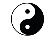 Yin Yan Symbol für positive Psychologie - Sabine Maierhofer Mental Gewndt